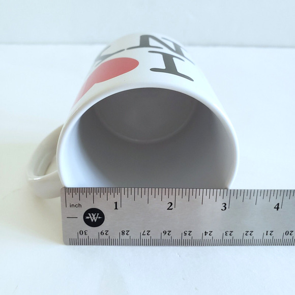 I Love New York Coffee Cup White Red Heart Classic Souvenir Cup New York City - Picture 10 of 10